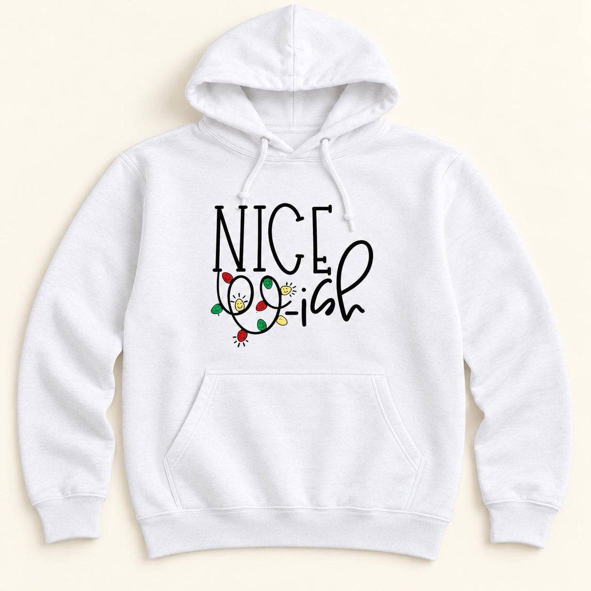 Nice-ish Christmas — garment mockup or size chart