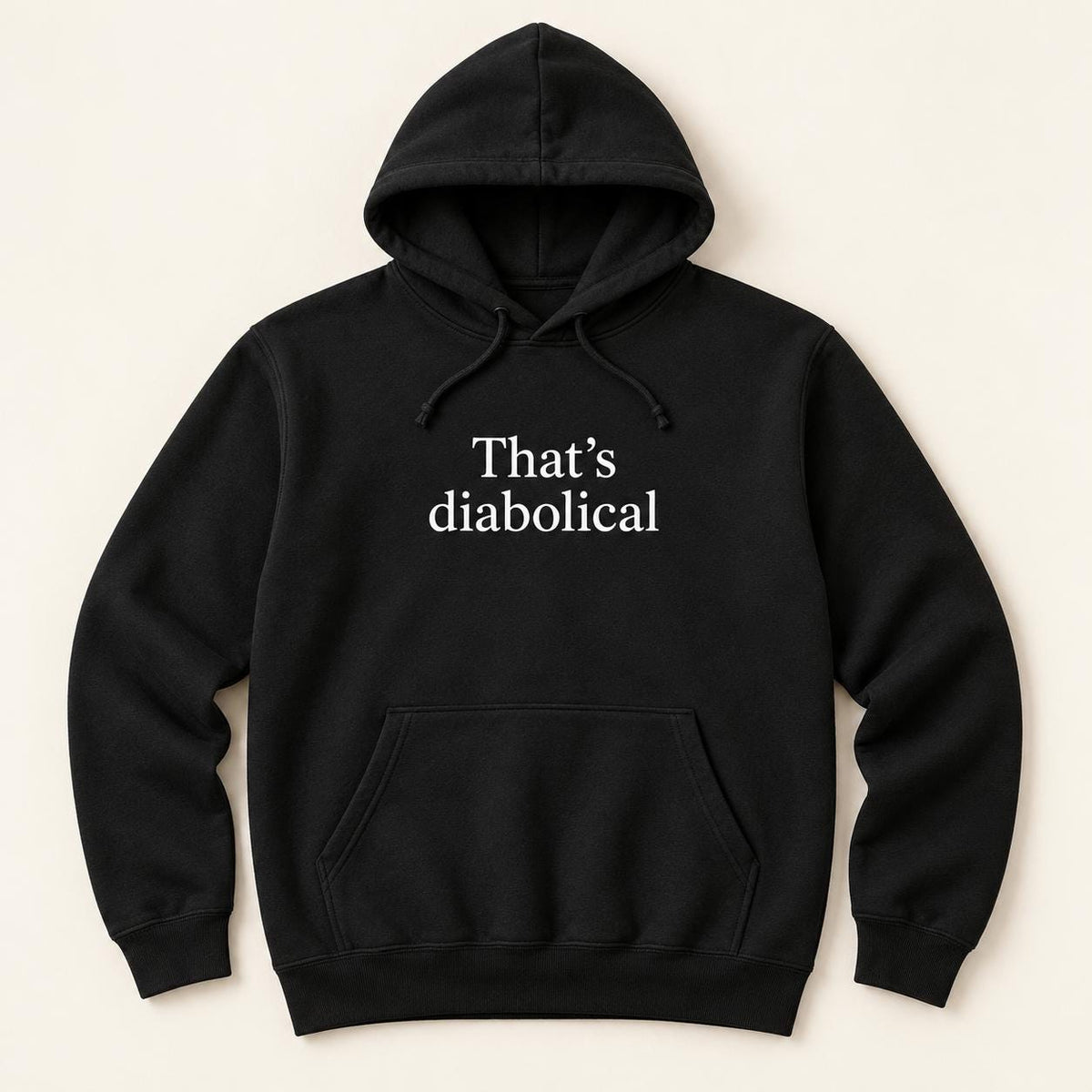 That's Diabolical — garment mockup or size chart