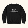 That's Diabolical — garment mockup or size chart