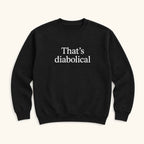 That's Diabolical — garment mockup or size chart