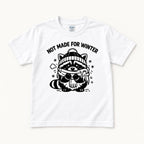 Not Made for Winter Raccoon — garment mockup or size chart