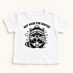 Not Made for Winter Raccoon — garment mockup or size chart