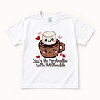Marshmallow Hot Chocolate — garment mockup or size chart