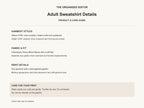 Tis the Season to Be Freezin — garment mockup or size chart