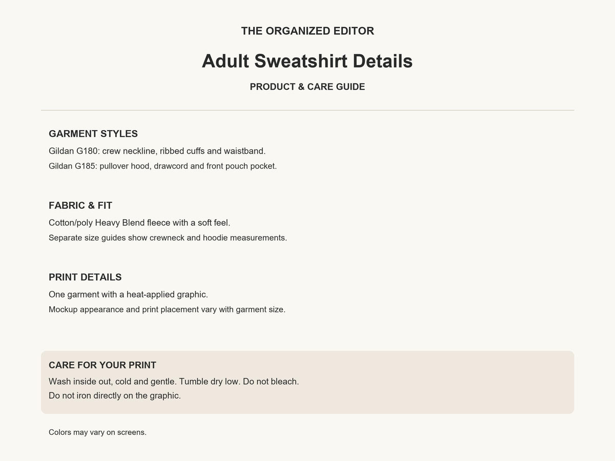 Tis the Season to Be Freezin — garment mockup or size chart