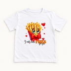 I Only Have Fries for You — garment mockup or size chart