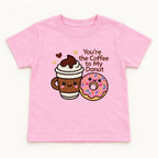 Coffee to My Donut — garment mockup or size chart