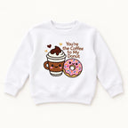 Coffee to My Donut — garment mockup or size chart