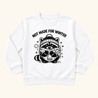 Not Made for Winter Raccoon — garment mockup or size chart