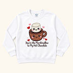 Marshmallow Hot Chocolate — garment mockup or size chart