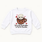 Marshmallow Hot Chocolate — garment mockup or size chart