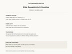 Marshmallow Hot Chocolate — garment mockup or size chart