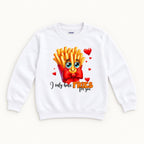 I Only Have Fries for You — garment mockup or size chart