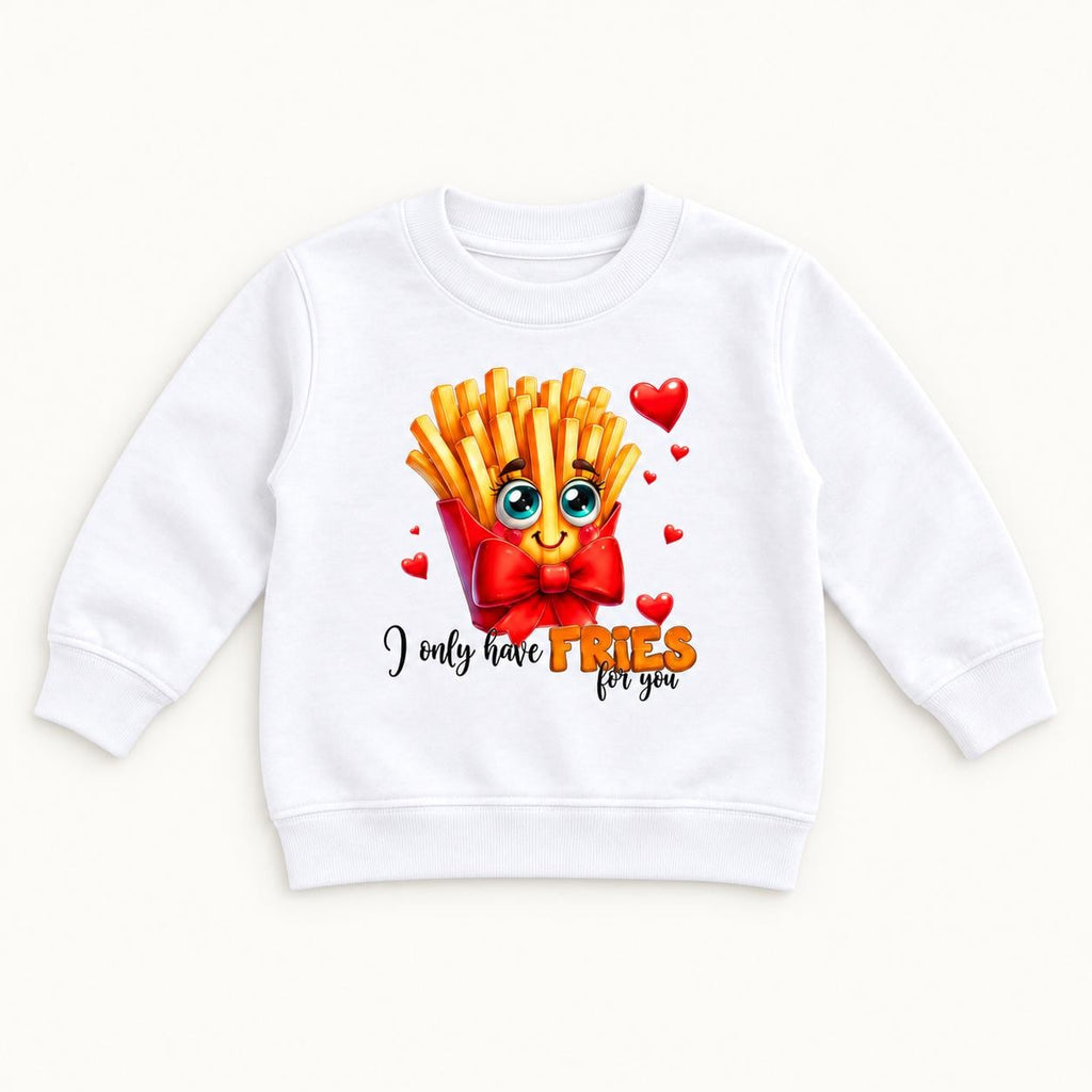 I Only Have Fries for You — garment mockup or size chart