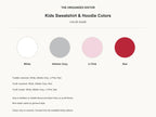 Olive You — garment mockup or size chart