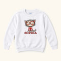 Personalized Cat Heart Glasses — garment mockup or size chart