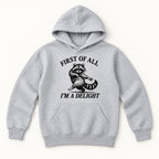 Funny Raccoon — garment mockup or size chart