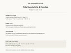 Overstimulated Highland Cow — garment mockup or size chart