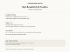 Overstimulated Raccoon — garment mockup or size chart