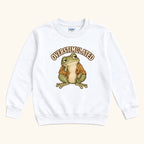 Overstimulated Frog — garment mockup or size chart