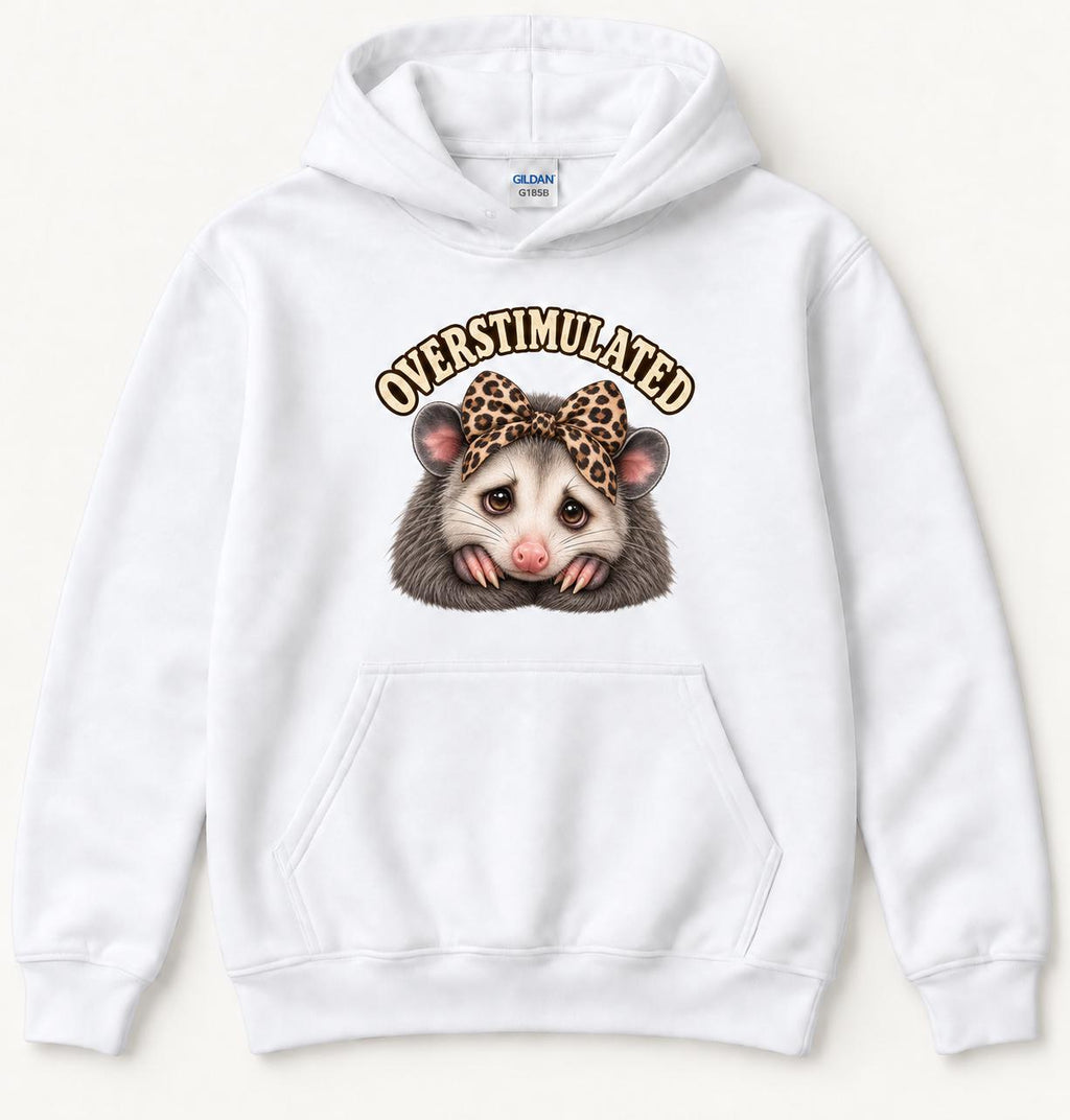 Overstimulated Possum — garment mockup or size chart