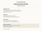 Olive You — garment mockup or size chart