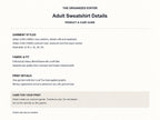 I Loaf You So Much — garment mockup or size chart
