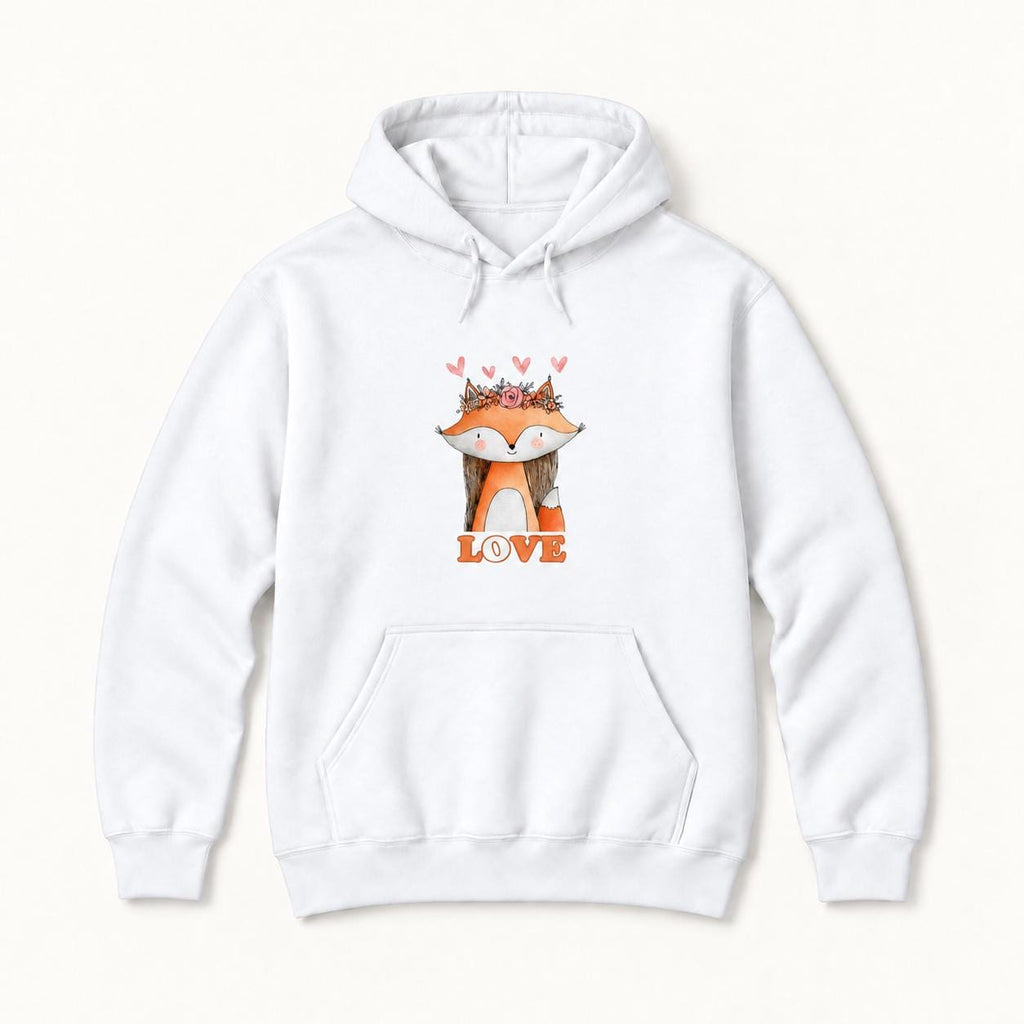 Fox Love — garment mockup or size chart