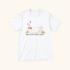 Nap First Panic Later Goose — garment mockup or size chart