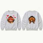 Highland Cow Booty — garment mockup or size chart