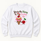 You're the Cherry to My Sundae — garment mockup or size chart
