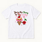 You're the Cherry to My Sundae — garment mockup or size chart
