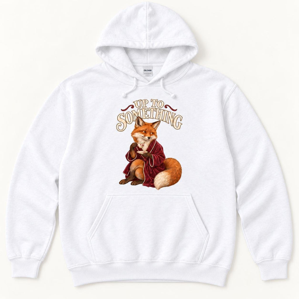 Up To Something Fox — garment mockup or size chart