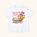 You're the Dip to My Chip — garment mockup or size chart
