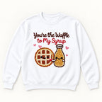 You're the Waffle to My Syrup — garment mockup or size chart