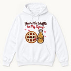 You're the Waffle to My Syrup — garment mockup or size chart