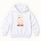 Personalized Llama — garment mockup or size chart