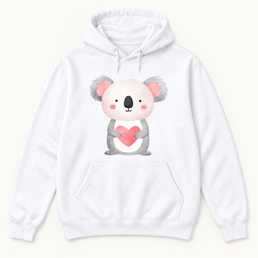 Koala Valentine — garment mockup or size chart