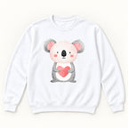 Koala Valentine — garment mockup or size chart
