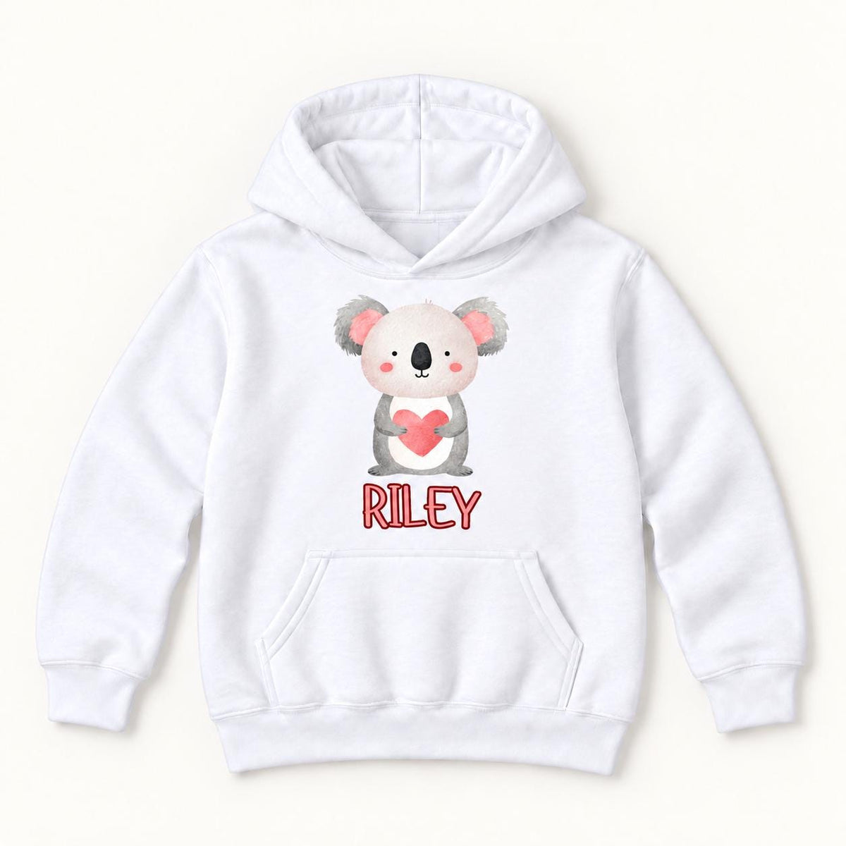 Personalized Koala — garment mockup or size chart