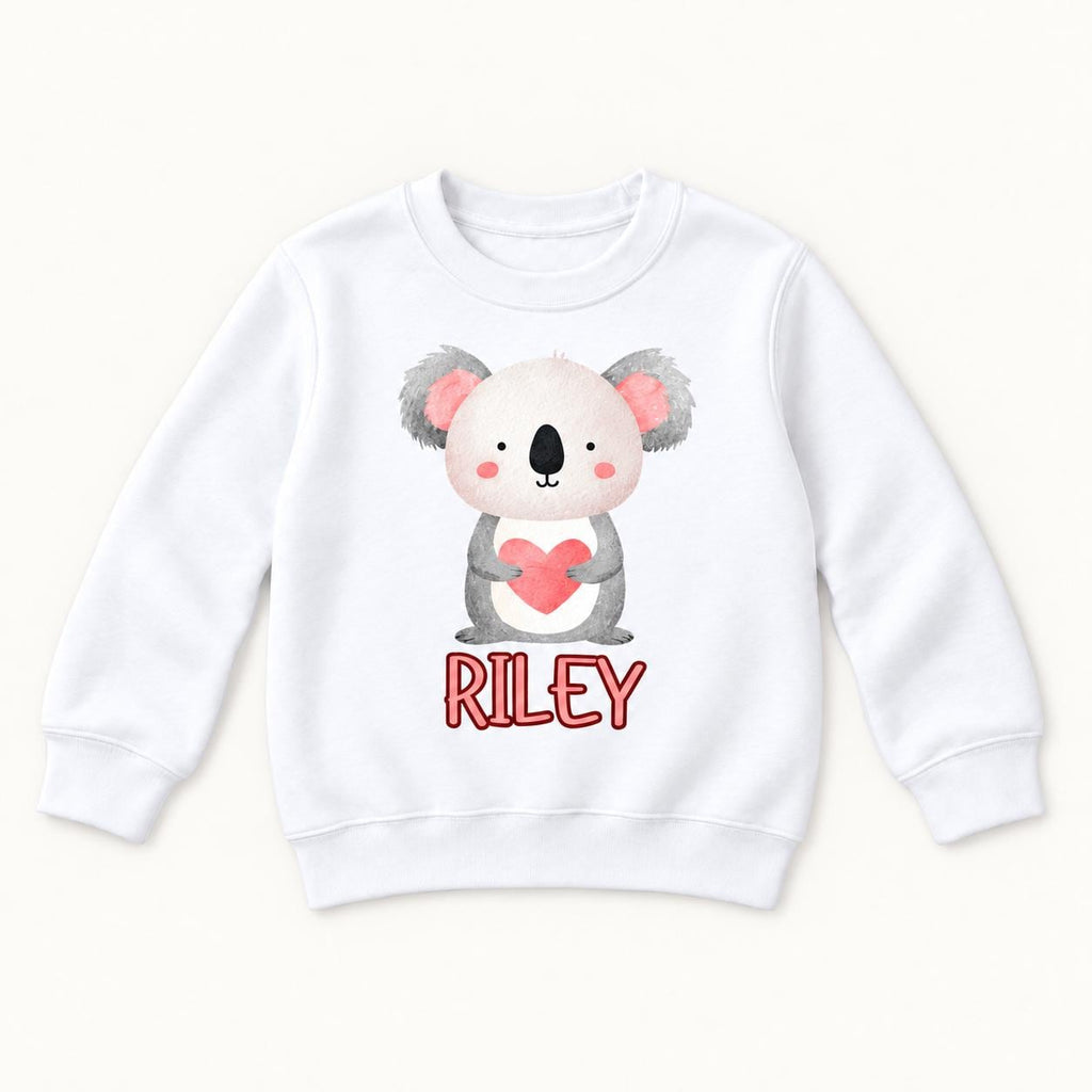 Personalized Koala — garment mockup or size chart