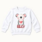 Personalized Koala — garment mockup or size chart