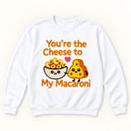 You're the Cheese to My Macaroni — garment mockup or size chart