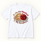 You're the Meatball to My Spaghetti — garment mockup or size chart