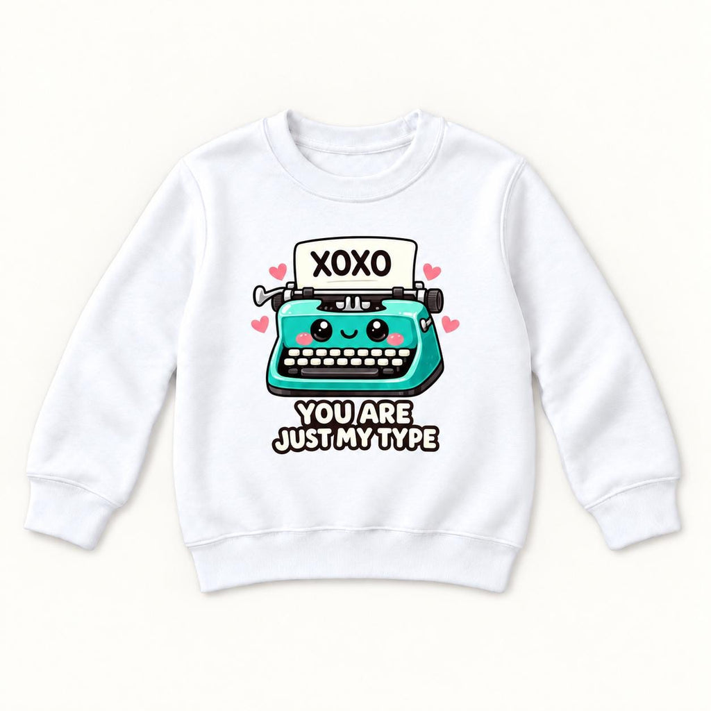 You Are Just My Type — garment mockup or size chart