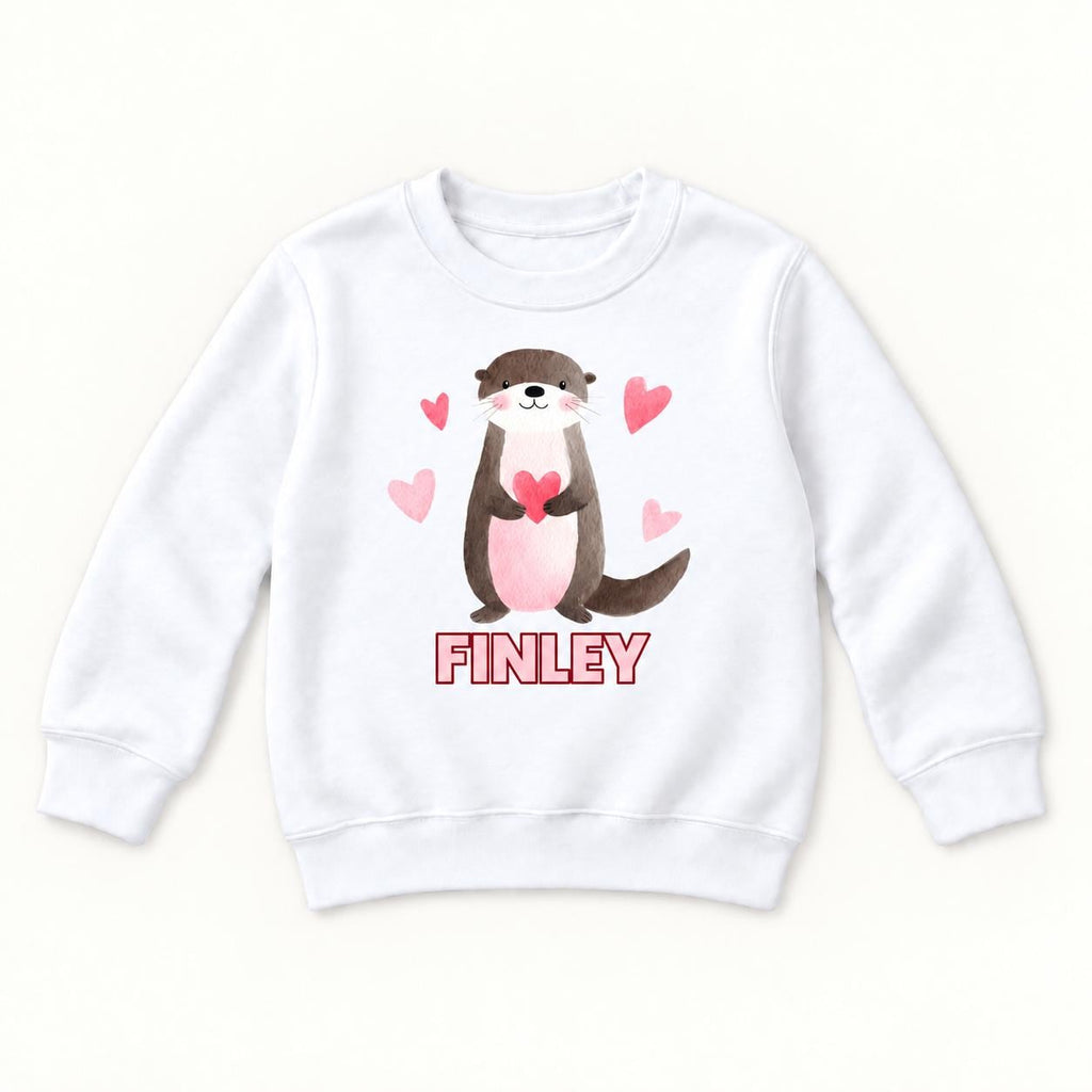 Personalized Otter — garment mockup or size chart