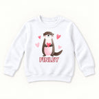 Personalized Otter — garment mockup or size chart