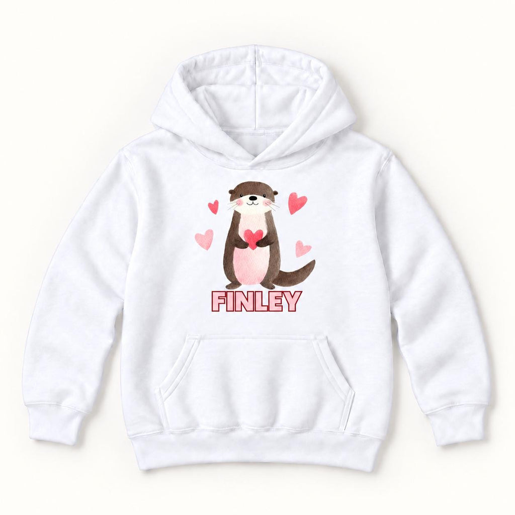 Personalized Otter — garment mockup or size chart