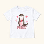 Personalized Otter — garment mockup or size chart