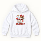 Personalized Puppy — Custom Name Dog in Valentine Gift Box — garment mockup or size chart